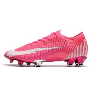 Kopačky Pánské Nike Mercurial Vapor 13 Elite FG Mbappé Pink – Pink Bílý Černá